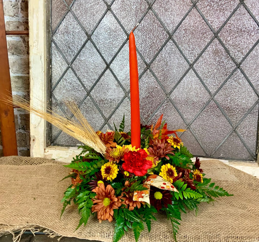 Harvest candle centerpiece